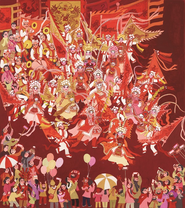 857 张士彩 盛世欢歌庆丰年