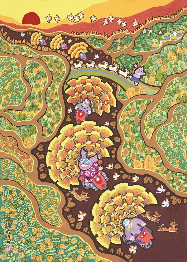 1426 殷润清 山沟沟里飞出金孔雀