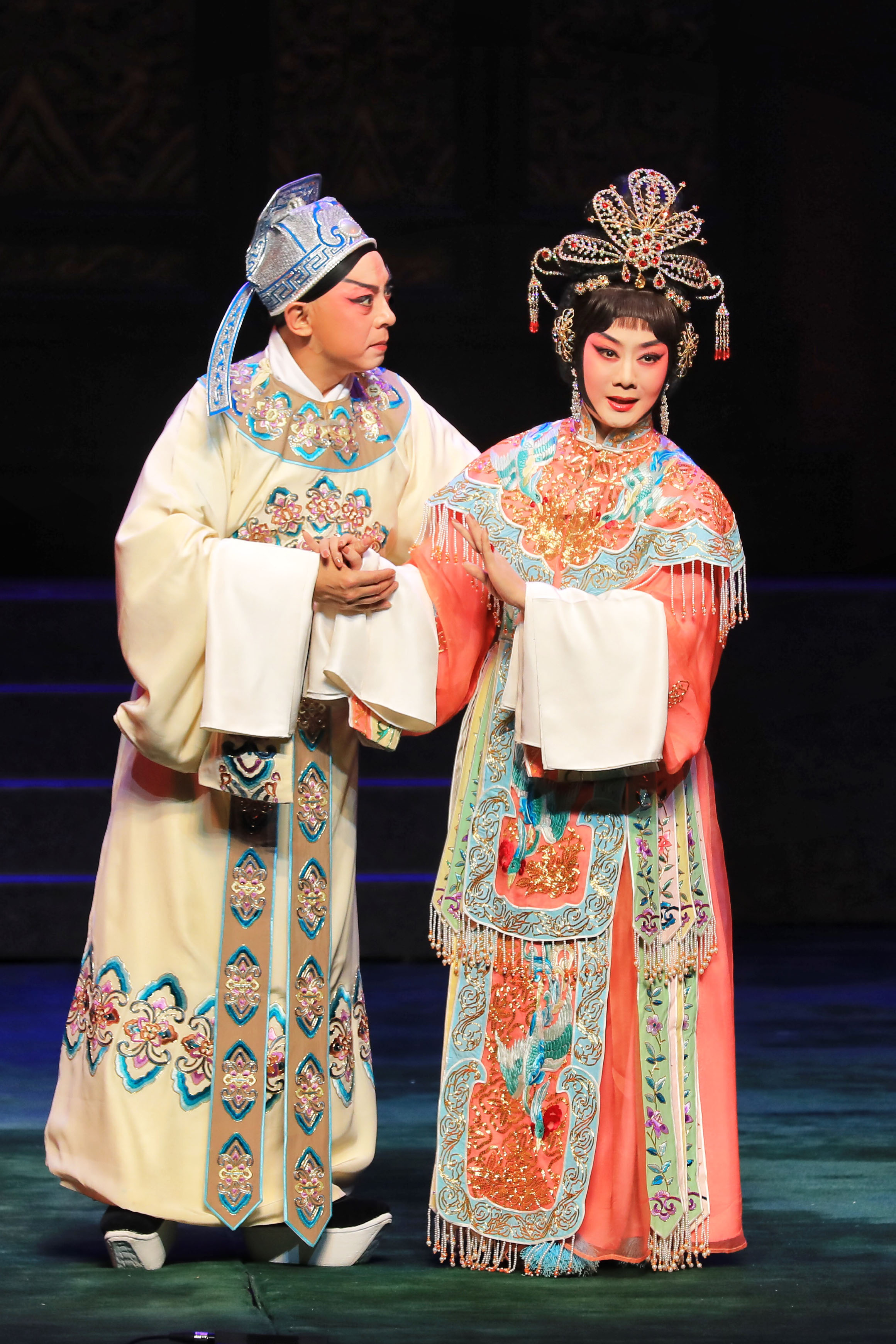 京剧移植粤剧经典于魁智李胜素情动帝女花