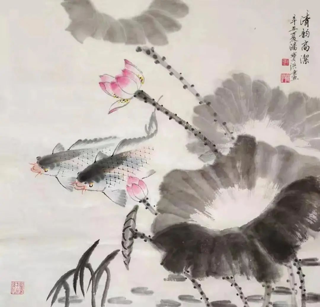 袁子《祝你平安》四尺 国画