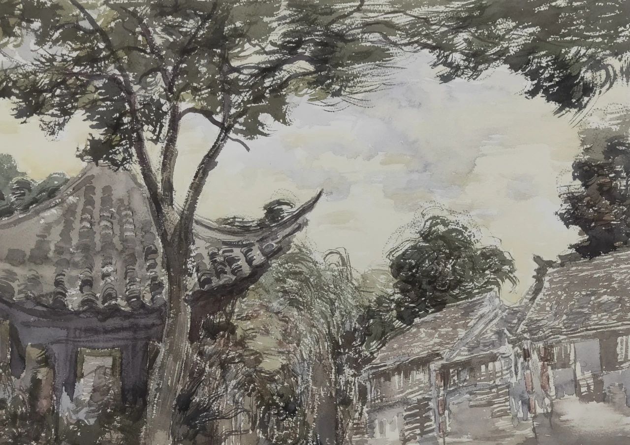2023全国水彩名家荡口写生作品展开幕_江苏文艺网 2023全国水彩名家荡口写生作品展开幕_江苏文艺网