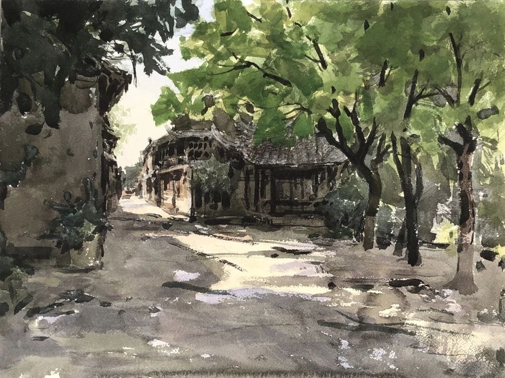 2023全国水彩名家荡口写生作品展开幕_江苏文艺网 2023全国水彩名家荡口写生作品展开幕_江苏文艺网