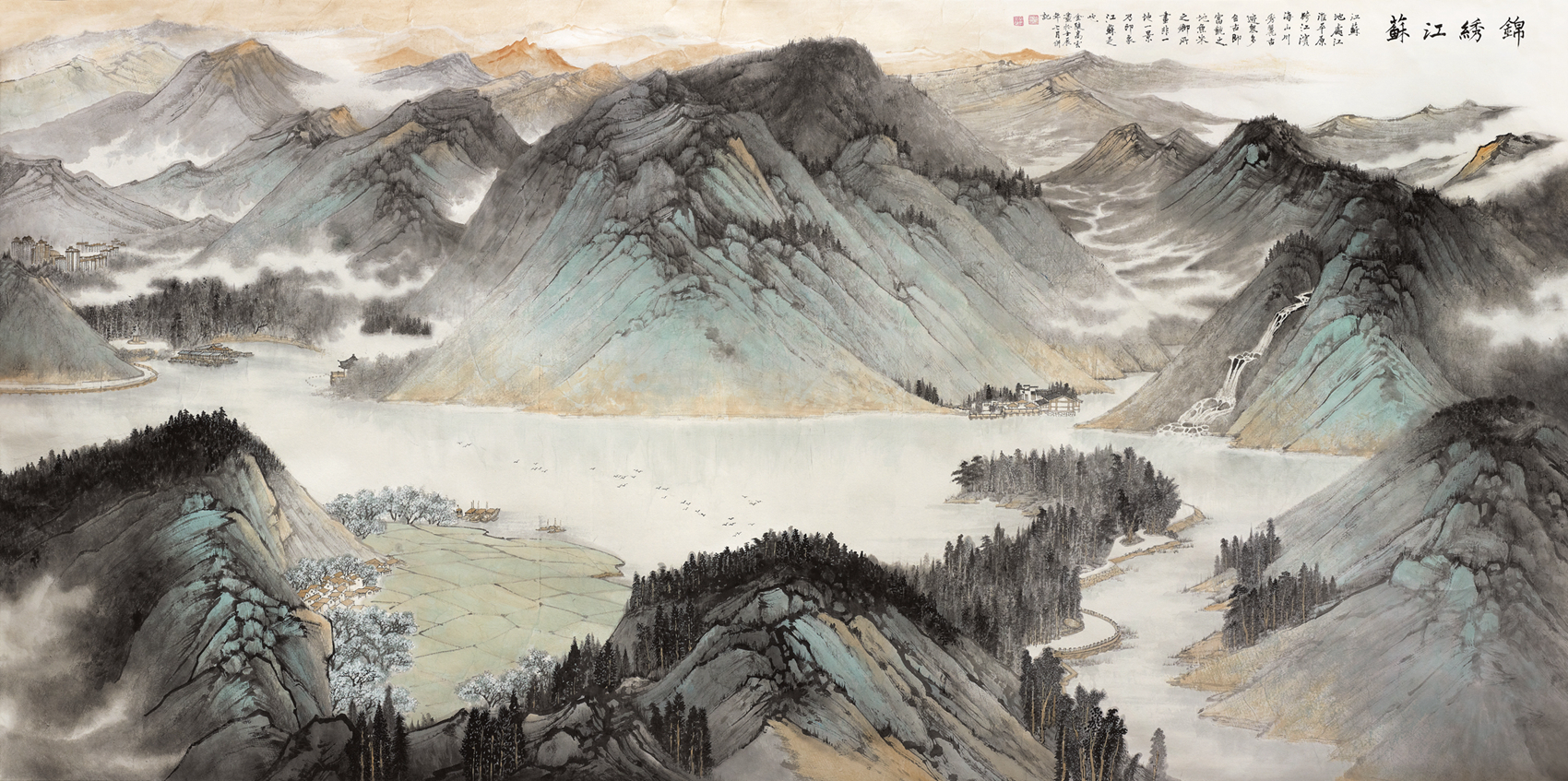 高　云-《锦绣江苏》-125cm×250cm-2012年.jpg
