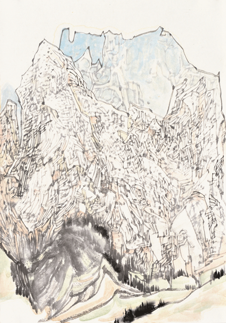 高洪啸-69cm×46cm-《扎尕那》-2017年.jpg