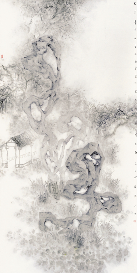 靳宝霖-梦石园系列之五-140cm×70cm-2012年.jpg