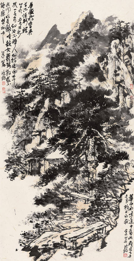 买鸿钧-华山道中-136cm×69cm-2015年.jpg