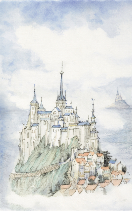 丘挺-圣米歇尔-68cm×35cm-2016年.jpg