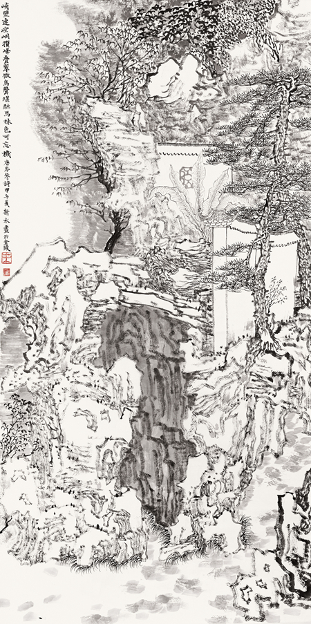 束新水-梦园之一-138cm×68cm-2013年.jpg