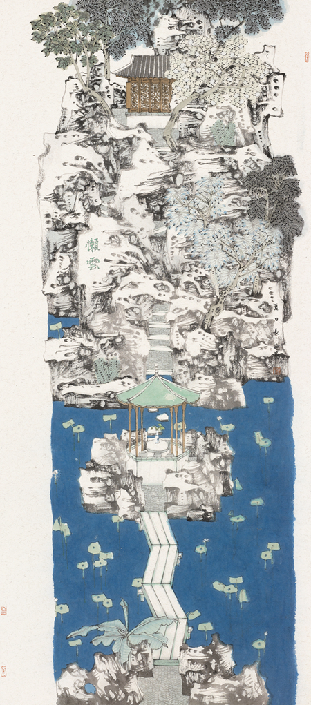 孙宽-《雨过清香发》-138cm×60cm 189379.jpg