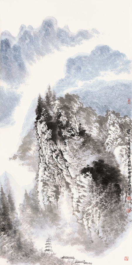 徐家珏-晨-136cm×68cm-2017年.jpg