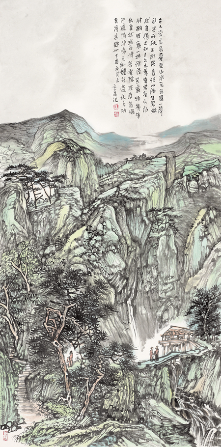 徐文藻-古人诗意-139cm×69cm-2017年-181142.jpg