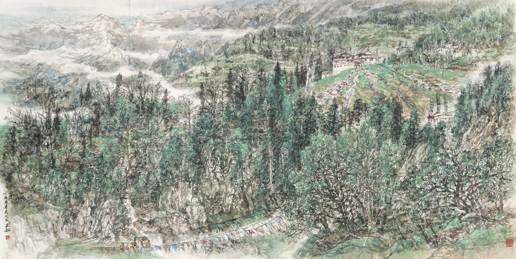 姚思敏-川西五月天-130cm×261cm-189349.jpg