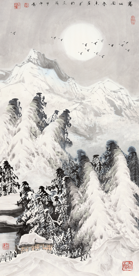 于志学-塞北闻春-136cm×68cm-2014年.jpg