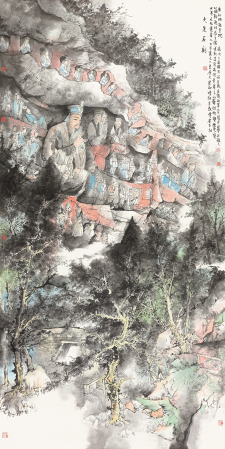 张建华-大足石刻-247cm×124cm-2017年-38021.jpg