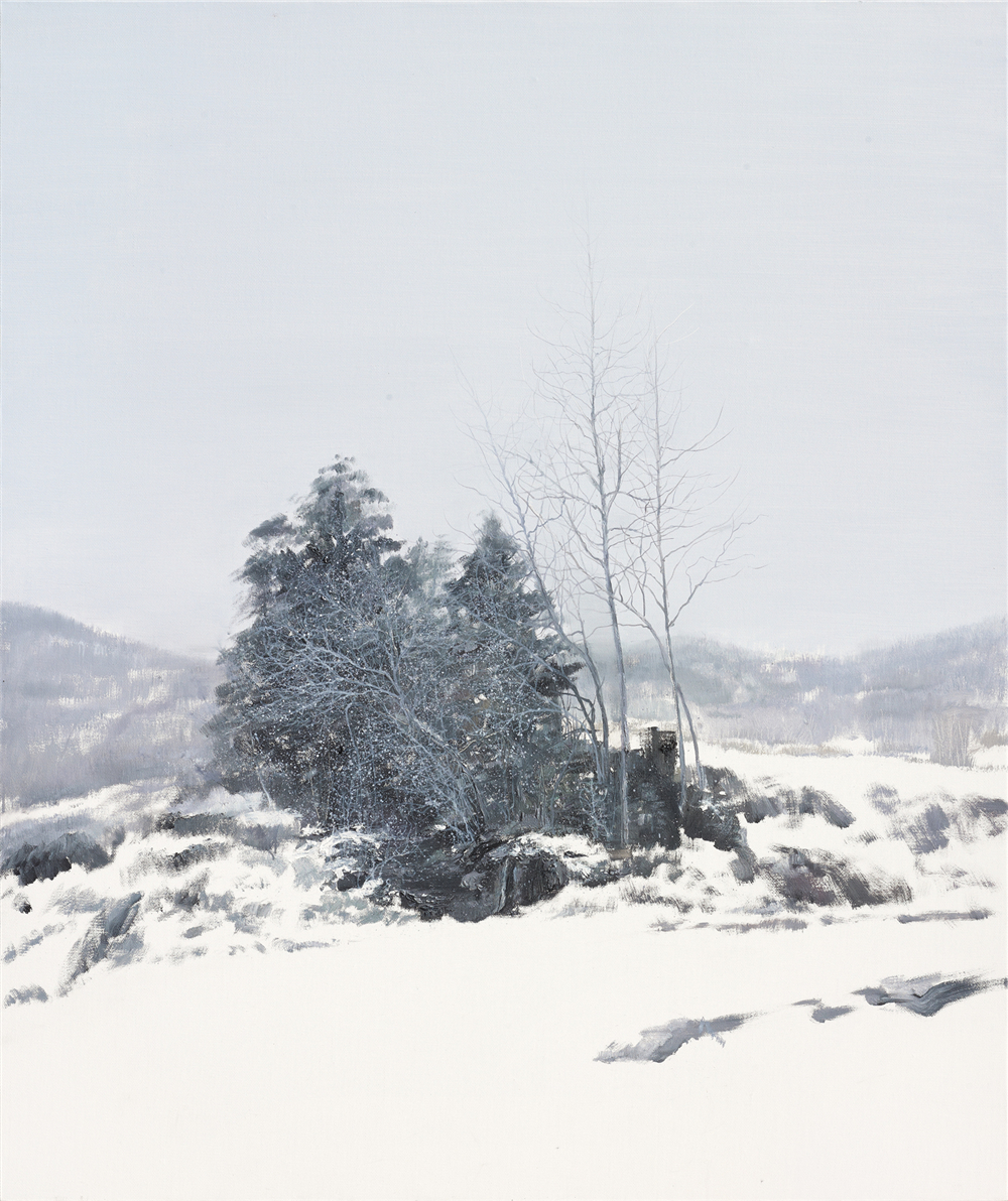 郭丽 雪·意 2018年 布面油画 120cm×100cm.jpg