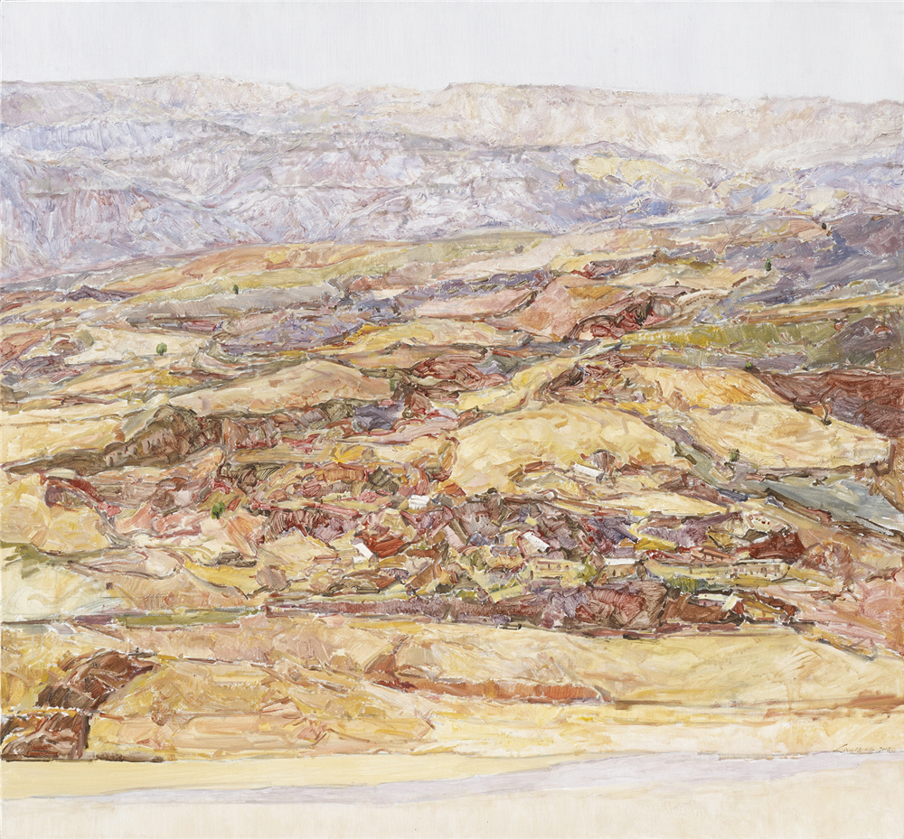 刘维桑 延安风光 2018年 布面油画 130cm×140cm.jpg