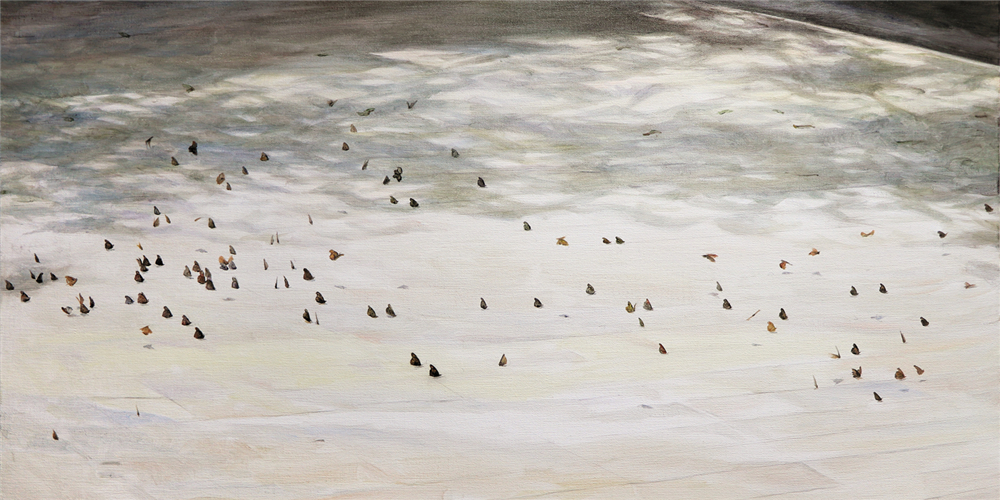 沈彬斌？群居1？2018年？布面油画？60cm×120cm.jpg