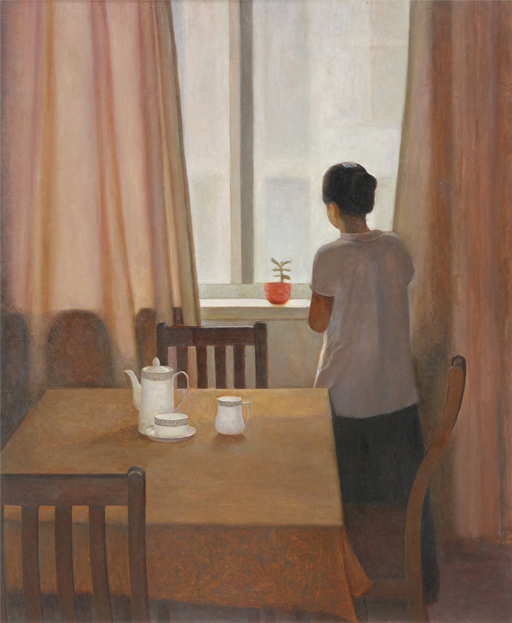 沈科？北窗？2018年？布面油画？100cm×80cm.jpg