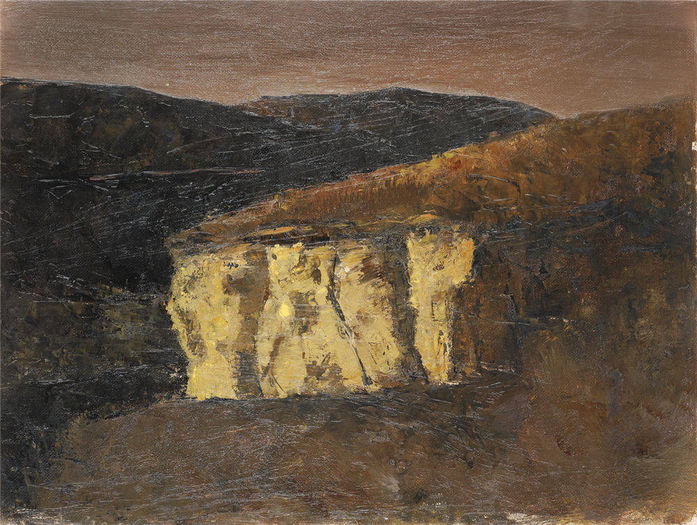 沈科？会峰余晖？2018年？布面油画？30cm×40cm.jpg