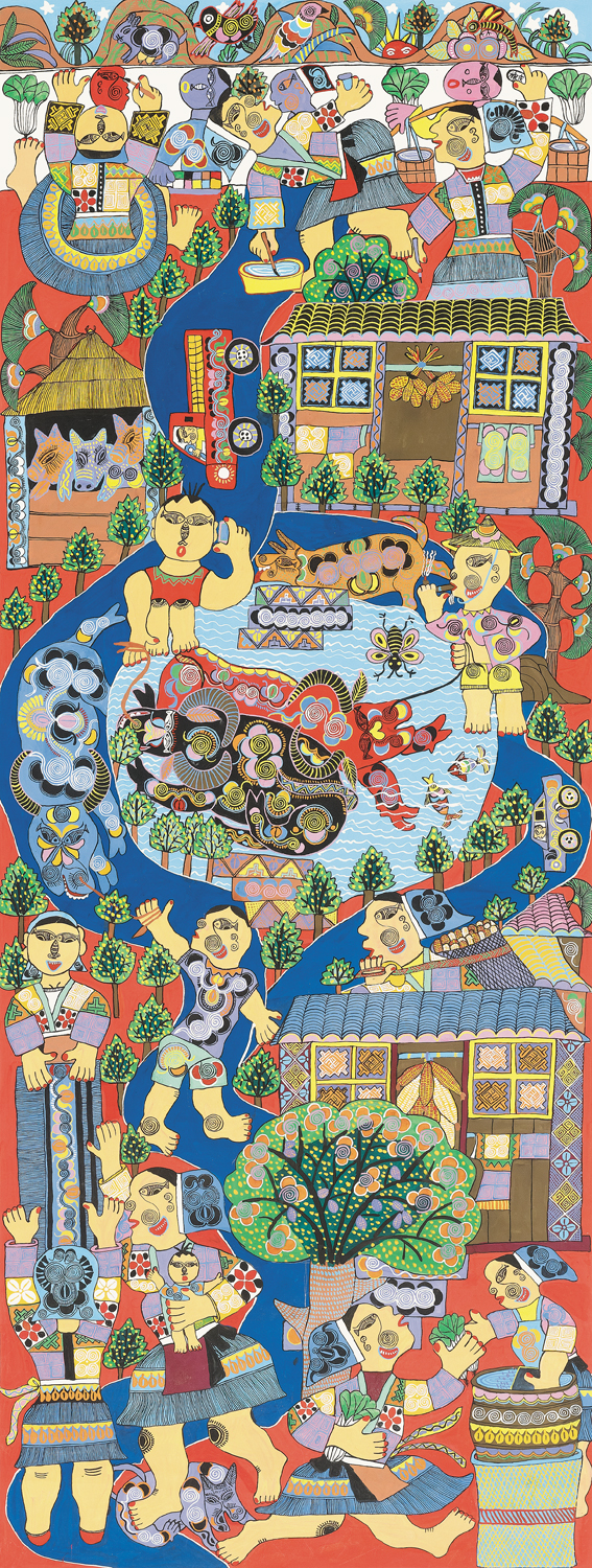 1611   兰开翠   美丽乡村   130cm×50cm   贵州龙里 196027.jpg