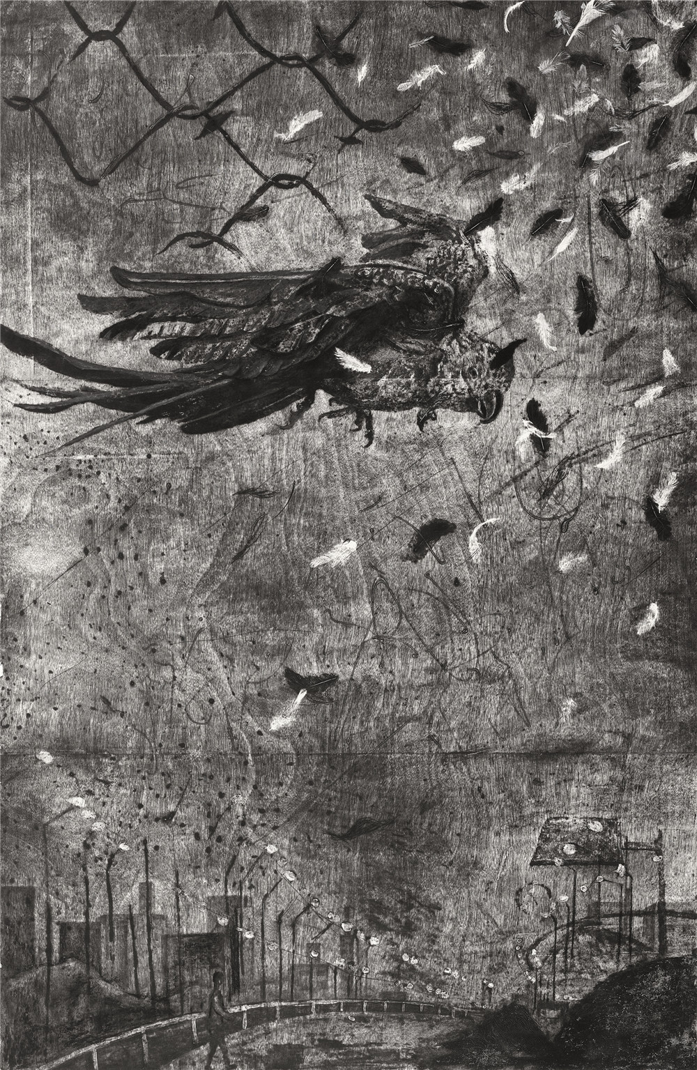 2018·百家金陵-版-003-迷途之三·3综合版画174cm×115cm何佳荣（天津）.jpg