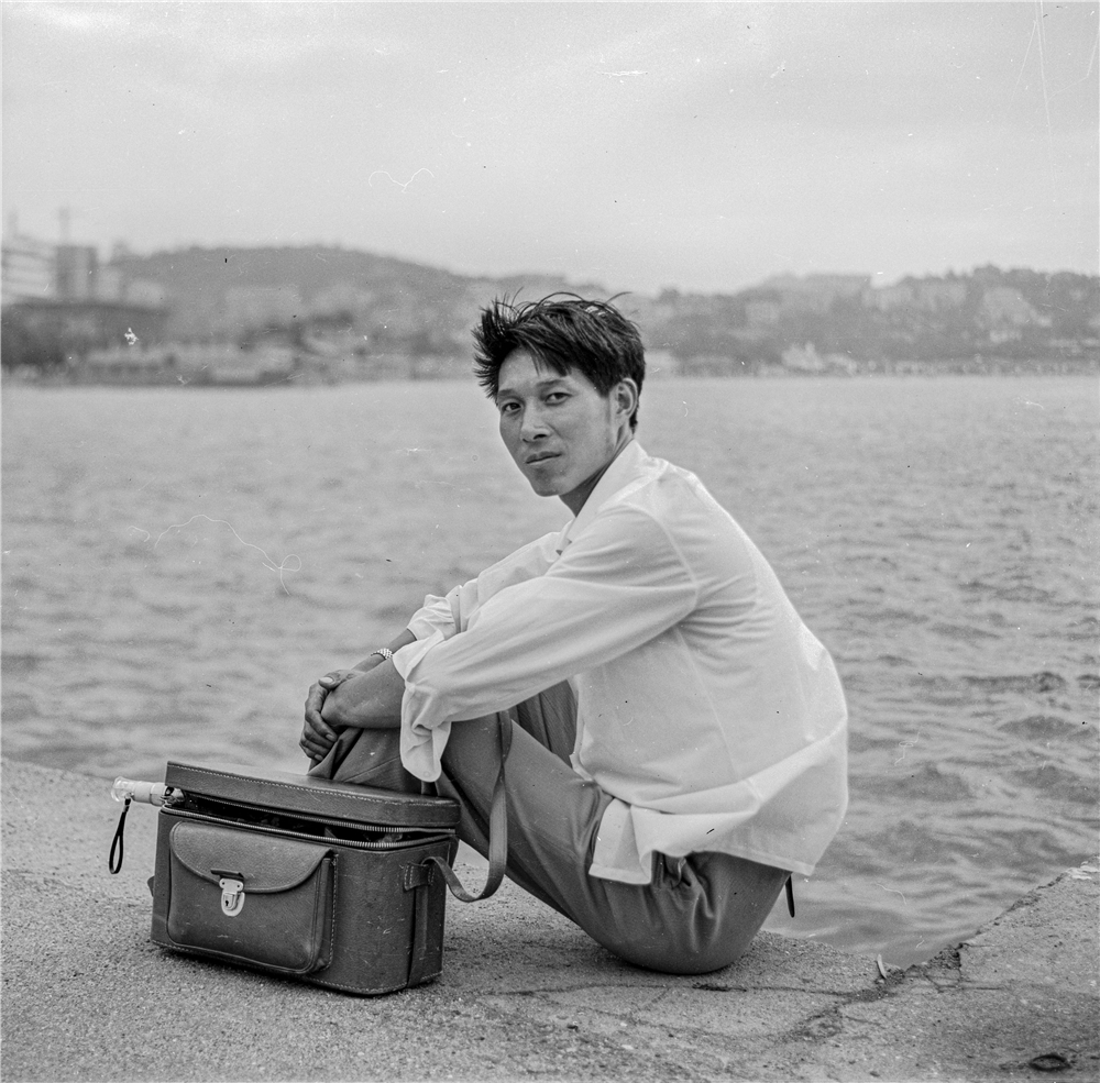 3.1971年，汤德胜在苏北骆马湖段拍摄大运河.jpg