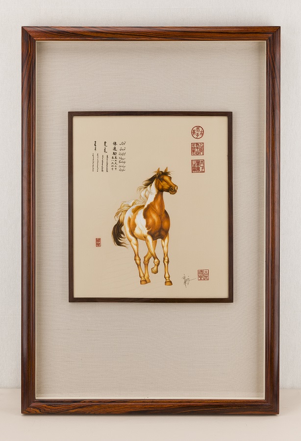 刺绣《贵人阅骏图》沈德龙61×3×92（cm）3.jpg