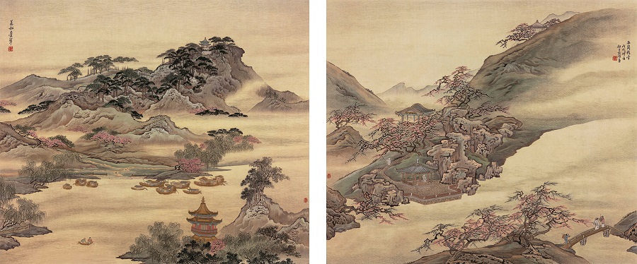 刺绣《扬州风景》吴晓平、王萍、唐学珍等128×99（cm）×2件.jpg